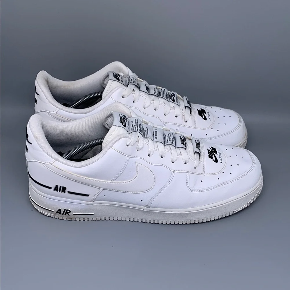 Nike AF1 Low Double Air White Shoes CJ1379-100 Men’s Sz 13
